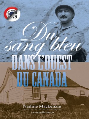 cover image of Du sang bleu dans l'Ouest du Canada